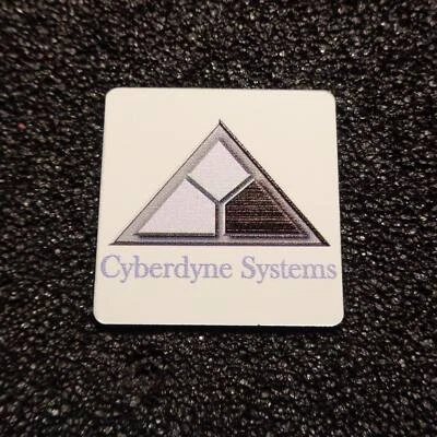 Cyberdyne Corporation Logo Etiqueta Calcomanía Estuche Adhesivo Insignia [469b] Foto 1 de 4