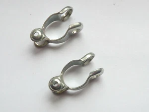 2 Shimano Bicycle Chainstay Clamp derailleur cable stop clamp Chain Stay NOS - Picture 1 of 6