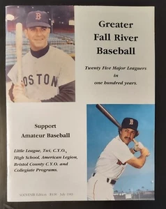 Vintage Greater Fall River (MA) Baseball Programm, 25 Major Leaguers in 100 Jahren - Bild 1 von 14