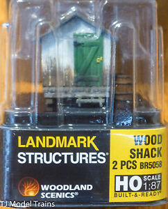 Woodland Scenics #5058 Wood Shack - Built-&-Ready  Landmark Structures  --