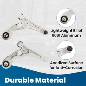 Aluminum Set of 2 Front Lower Control Arm LH RH for 2015 2016 2017 Chrysler 200 - Picture 1 of 12