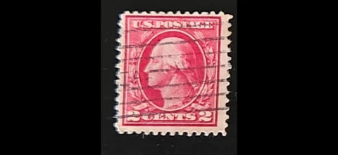 VERY RARE 1903 George Washington 2 Cent Red Stamp USA Print CHECK DESCRIPTION Cover