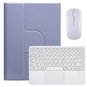 Rotation Case For iPad 7/8/9/10th Gen Air 3 4 5 6 Pro 11 Touchpad Keyboard Mouse - Picture 1 of 52