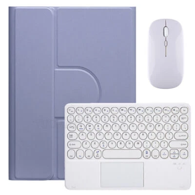 Rotation Case For iPad 7/8/9/10th Gen Air 3 4 5 6 Pro 11 Touchpad Keyboard Mouse - Image 1 of 4
