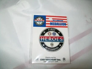 FIRST RESPONDERS HEROES SELF-ADHESIVE 1.75" INCH MEDALLION! - Picture 1 of 1