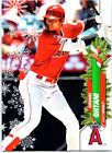 2020 Topps Holiday #HW26a Shohei Ohtani Los Angeles Angels holding Candy Canes