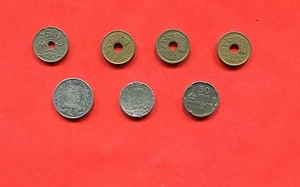 SPAIN - 7 coins of different value (322-d89) - Picture 1 of 2