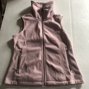Calvin Klein Performance Pink Full Zip Fleece Vest Women’s Sz M A1562 - Picture 1 of 7