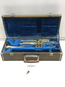 Yamaha Trumpet YTR-332 w/Hard Case,set Red bell Working Used From Japan Made - Picture 1 of 6