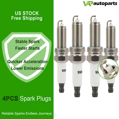 4x Iridium & Platinum Spark Plugs For 2014-2016 Kia Forte Koup 1.6L L4 - Image 1 of 4
