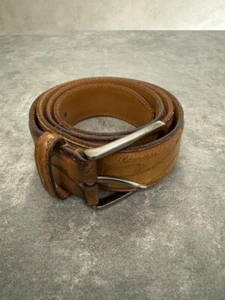Berluti Belt in Venezia Leather with Calligraphy Free Shipping - Picture 1 of 6