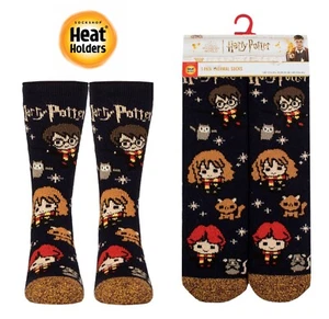 Kids Harry Potter Thermal Socks Patterned 1.6 TOG Lite SOCKSHOP Heat Holders 1PK - Picture 1 of 12