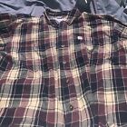 Carhartt Mens  Flannel  L/S  Shirt Relaxed Fit - Xxl Green ??Amazing Condition??
