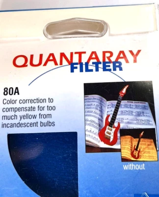 72mm  80A Blue Color Correction Glass Lens filter Japan Coated 72 mm 80-A E72 - Image 1 of 4