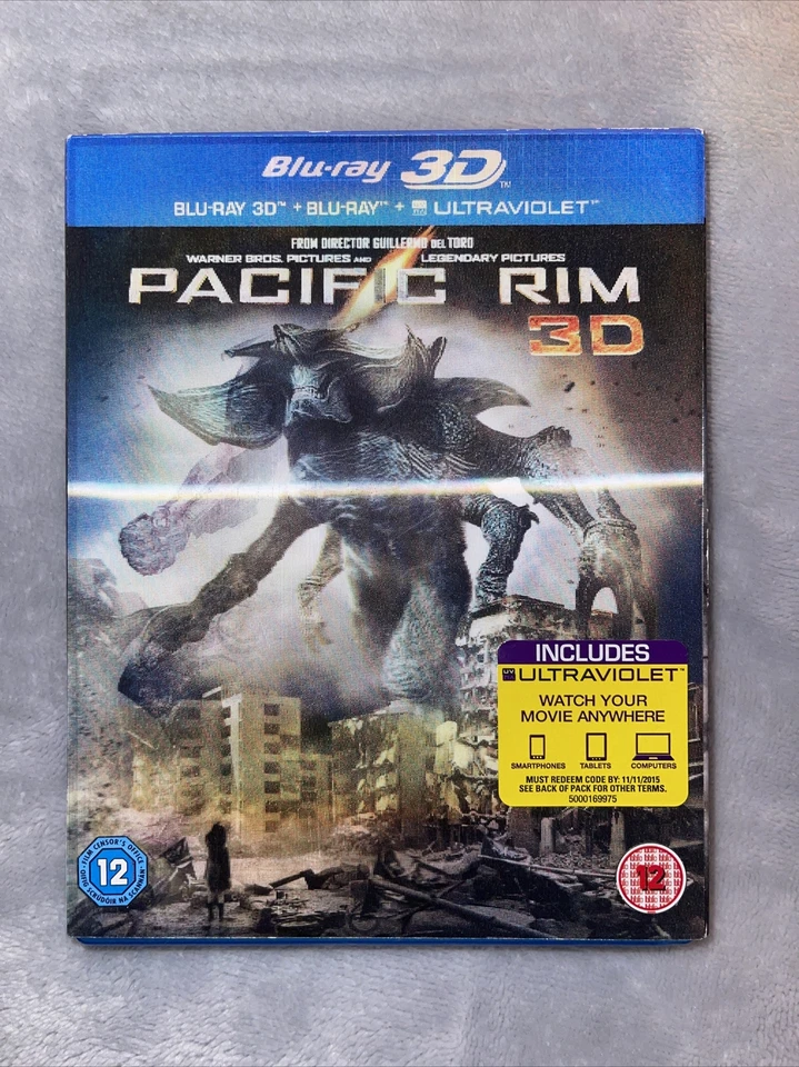 Pacific Rim - Blu-Ray 3D + 2D + Ultraviolet 2013 with 3D Slip Cover - Image 1 of 1