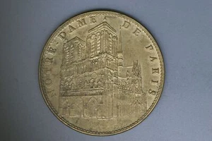 2008 - France - Souvenir Coin Medallion - Notre Dame - VF / Grotty - Picture 1 of 2