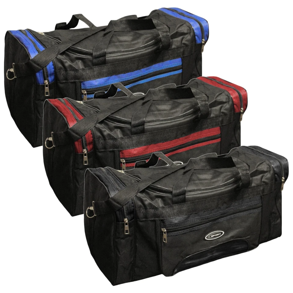 Reisetasche Sporttasche Tragetasche Schultertasche 50 - 70 cm 4 Fächer 3 Farben - Bild 1 von 4