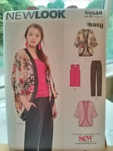 New Look K6546 Nähmuster - Damenweste, Hose & Jacke Größen XS bis XL - Bild 1 von 8