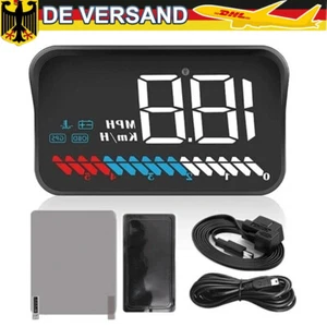 Head Up LED Display OBD2 3.5" Auto universal GPS 6 Parameter Anzeige Projektor - Bild 1 von 10
