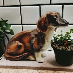 Wien Keramos Made in Austria Dachshund Dog Porcelain Figurine Vintage READ - Picture 1 of 13