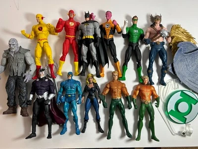 LOTE de figuras de acción DC Comics McFarlane Direct Classics Batman Flash Lantern  Foto 1 de 4