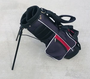Nitro Kids Youth 4-Way Golf Stand Bag With Dual Carry Strap Red Black White 22” - Picture 1 of 10
