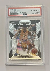 Ja Morant Autograph Signed 2019 Panini Prizm Draft Rookie Card - PSA/DNA Sticker - Bild 1 von 2