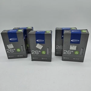 Lot 5x - New Schwalbe Standard 40 mm Schrader Valve Inner Tube, 26 x .75-1.0" - Picture 1 of 3
