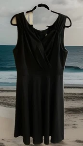 Grace Karin Womens XL Black Sleeveless Vneck Midi Dress NWT! M782 - Picture 1 of 6