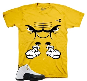 Shirt To Match Retro 12 Taxi Sneakers AJ12 Outfit - Raging Face Sneaker Tees - Picture 1 of 4