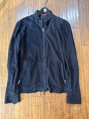 Sebastien James Mens Goat Suede Zip Jacket, Size Large - Image 1 of 4