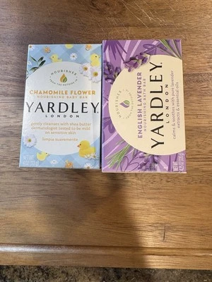 Yardly London Nourishing Bar, Lavender And Chamomile Baby. Lot Of 6 - Image 1 of 4