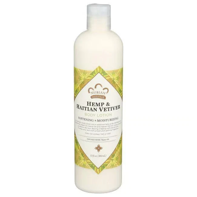 Nubian Heritage Indian Hemp & Haitian Vetiver Body Lotion 13 fl oz Lotion - Image 1 of 1