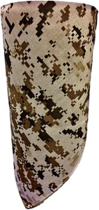 BROWN DIGITAL CAMO bandana Adjustable Closure 100% Cotton Face NECK Cover Mask - Picture 1 of 4