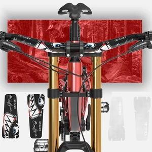 Schutz Aufkleber Rahmen Schutz folie Fahrrad zubehör Fahrrad kurbel aufkleber - Picture 1 of 13