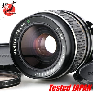 Lente Mamiya Sekor C 55 mm f2,8 probada [COMO NUEVA con filtro] para 645 Super Pro TL JAPÓN - Imagen 1 de 18