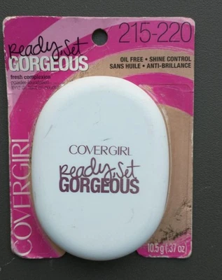New COVERGIRL Ready Set Gorgeous  Powder Foundation 215-220 Medium READ DESCRIP - Image 1 of 3