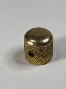 Vintage 1995 Ibanez Soundgear SR590 4 String Parts, Knurled Metal Dome Knob Gold - Bild 1 von 6