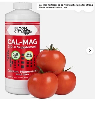 Fertilizante Cal Mag 32 oz fórmula nutritiva para plantas fortes uso interno e externo - Imagem 1 de 4