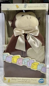 Komet Creations Lovie Baby's First Sleepytime Friend Character Blanket- Monkey - Picture 1 of 4