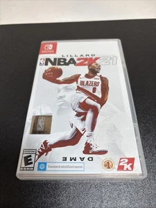NBA 2k21 for The Nintendo Switch W/ Case - Picture 1 of 3