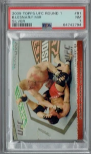 PSA 7 NM Brock Lesnar 2009 Topps UFC Round 1 #81 Rookie Card Silver 288 Made - Picture 1 of 1
