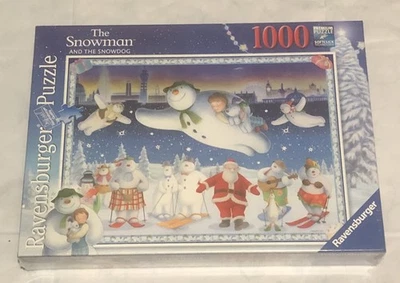 Rompecabezas El muñeco de nieve y el perro de nieve 1000 piezas Ravensburger NUEVO SELLADO Foto 1 de 4