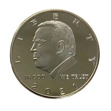 2021 Joe Biden Commemorative Coin Collectibles Presidential Art Gold Souvenir
