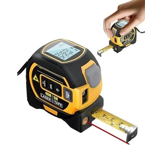 3-in-1 Infrarot Laser Maßband Digital mit selbstsichernder LED-Anzeige - Bild 1 von 24