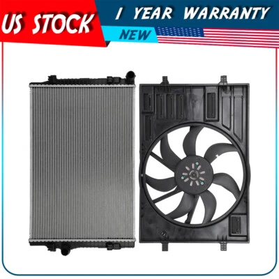 Conjunto de ventilador y radiador eléctrico para Volkswagen GTI 15 2016 2017-2020 Foto 1 de 4