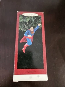 1993 Hallmark Superman Superheld Ornament Vintage Andenken Weihnachten mit Box - Bild 1 von 2