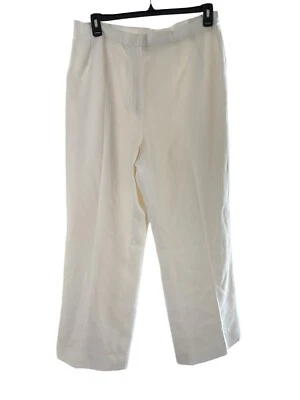 Pantalones/pantalones vintage Oscar De La Renta blancos - talla 14 W Foto 1 de 4