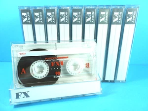 🙈 10x SONY FX 90 * IEC I TYPE 1 * nastri cassette cassette кассеты * 1996 - Foto 1 di 5