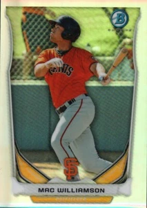 2014 Bowman Chrome Bowman Scout Top 5 Minis Ref #BM-SFG5 - Mac Williamson 14-364 - Picture 1 of 2